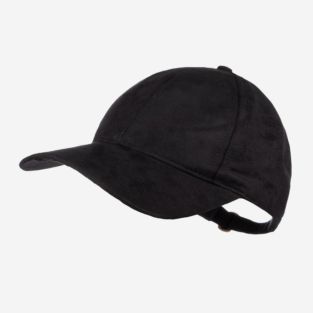 Black Suede Cap-Cap-Love Your Melon