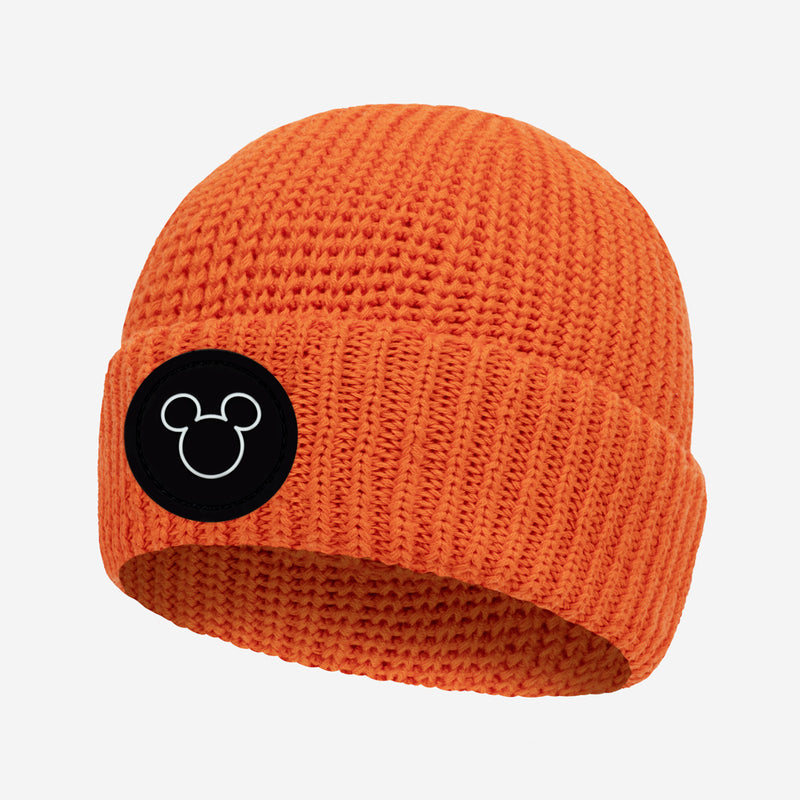 Mickey Mouse Glow in the Dark Orange Lightweight Cuffed