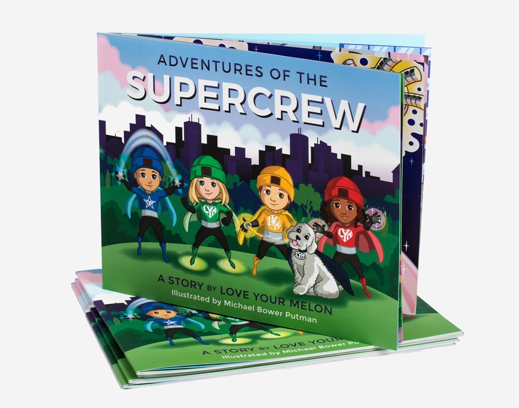 SuperCrew Adventures Children's Book-Accessory-Love Your Melon