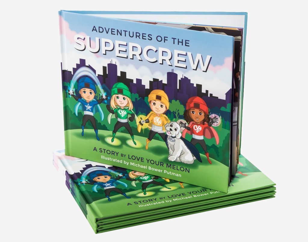 SuperCrew Adventures Children's Hardcover Book-Accessory-Love Your Melon