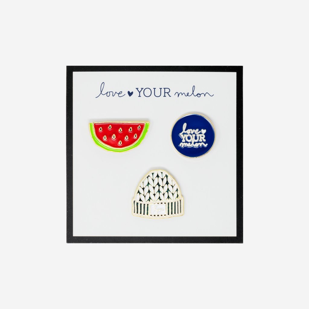 Love Your Melon Pin Pack (3)