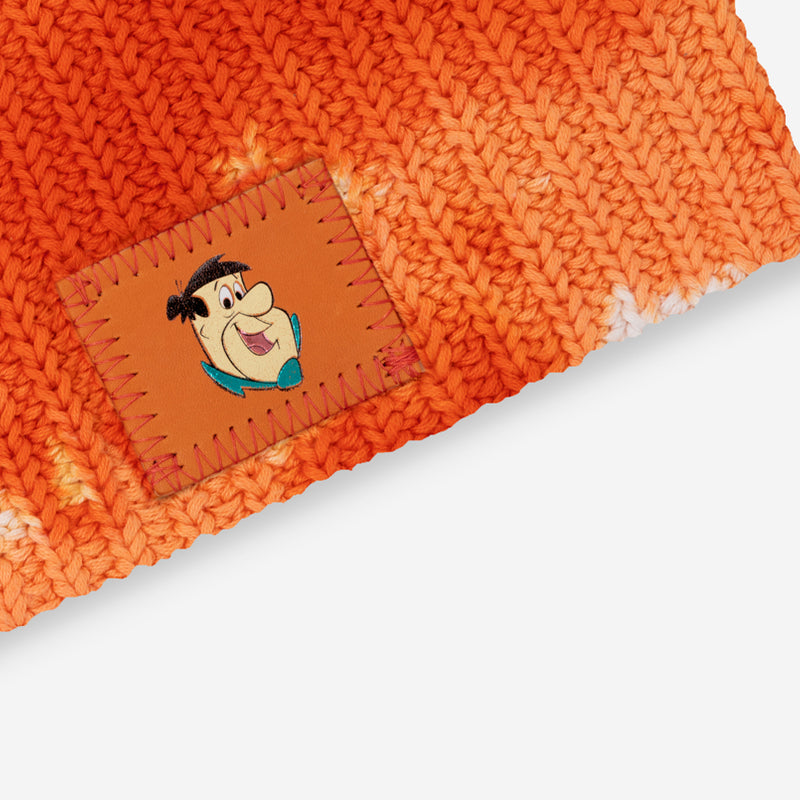 Fred Flintstone Orange Tie Dye Beanie