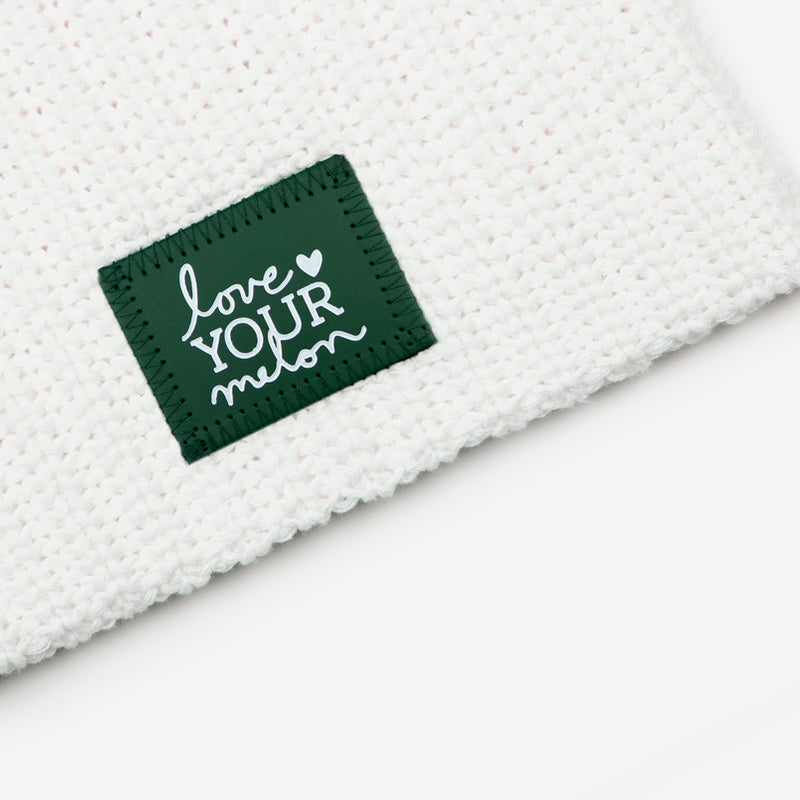 White Beanie (Green Leather White Foil Patch)