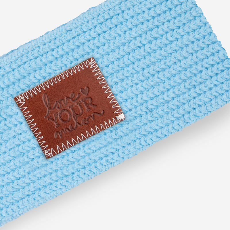 Light Blue Knit Headband