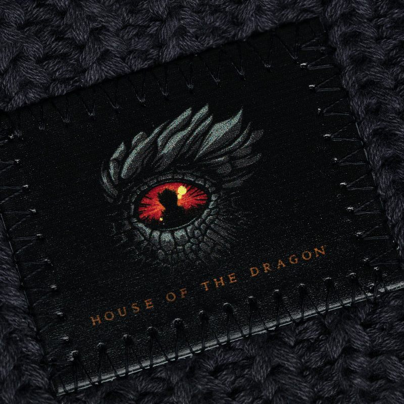 House of the Dragon Dark Charcoal Beanie