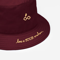 Harry Potter™ Scar and Glasses Burgundy Bucket Hat