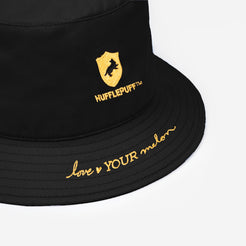 Hufflepuff™ Black Bucket Hat