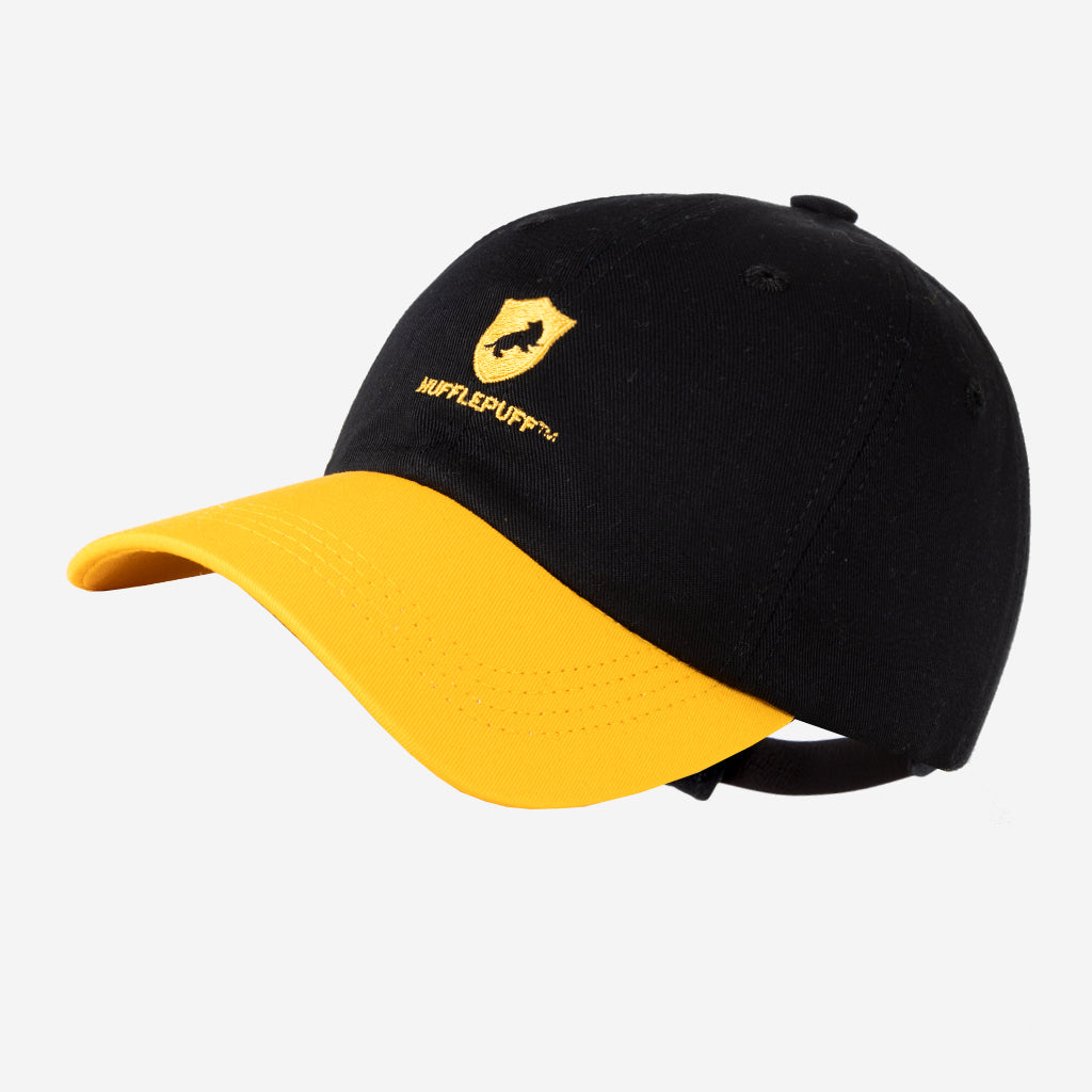 Hufflepuff and Black Cap Cap Love | Melon Yellow Your |