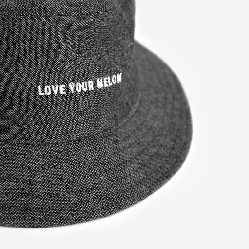 Charcoal Linen Bucket Hat