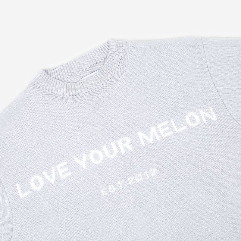 Light Gray Est. Logo Sweater-Love Your Melon