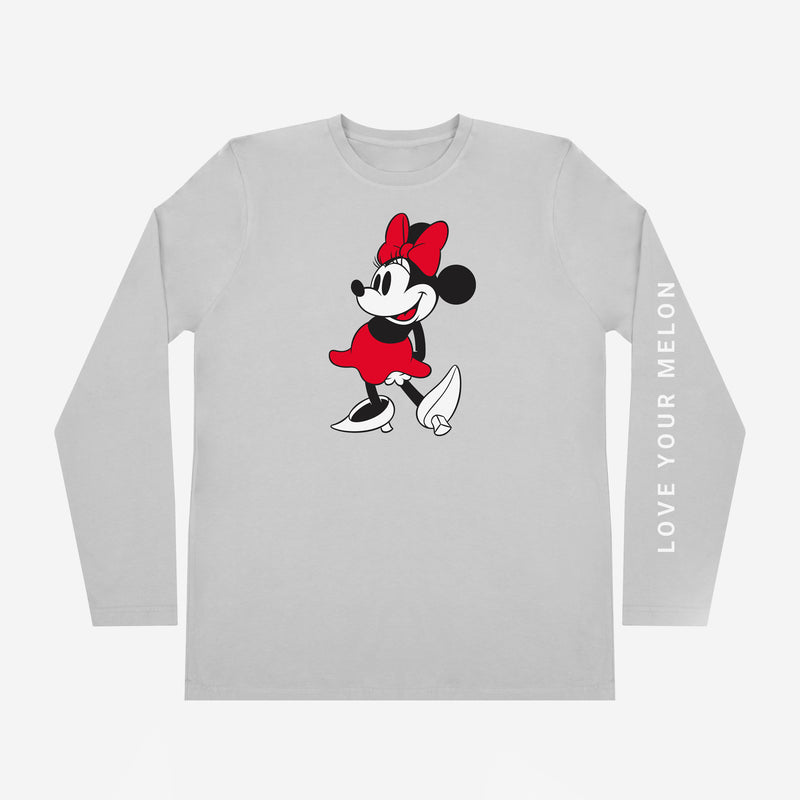 Minnie Mouse Gray Long Sleeve Shirt