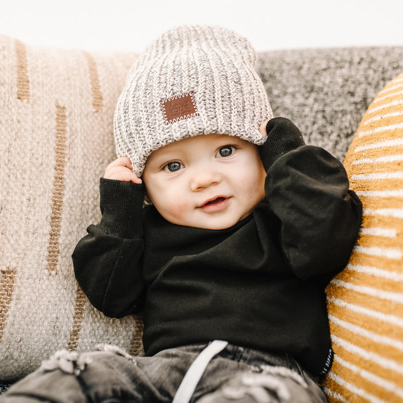Toddler Gray Speckled Beanie