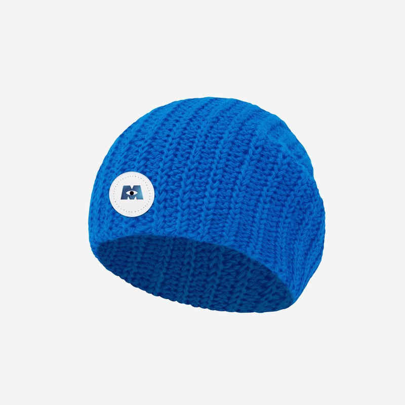 Monsters Inc Monsters Logo Blue Baby Beanie