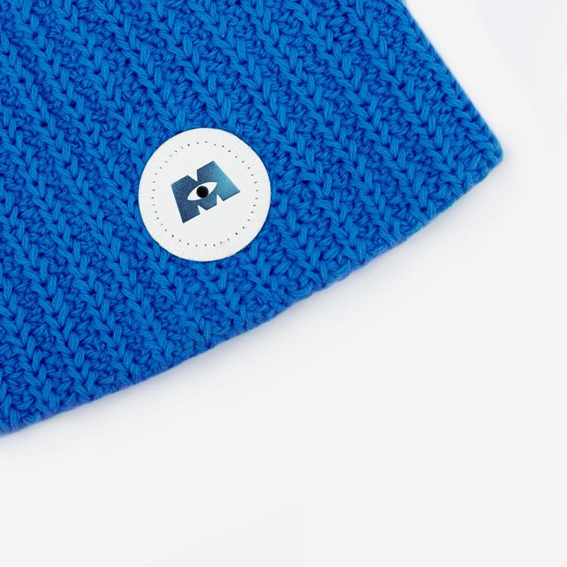 Monsters Inc Monsters Logo Blue Baby Beanie