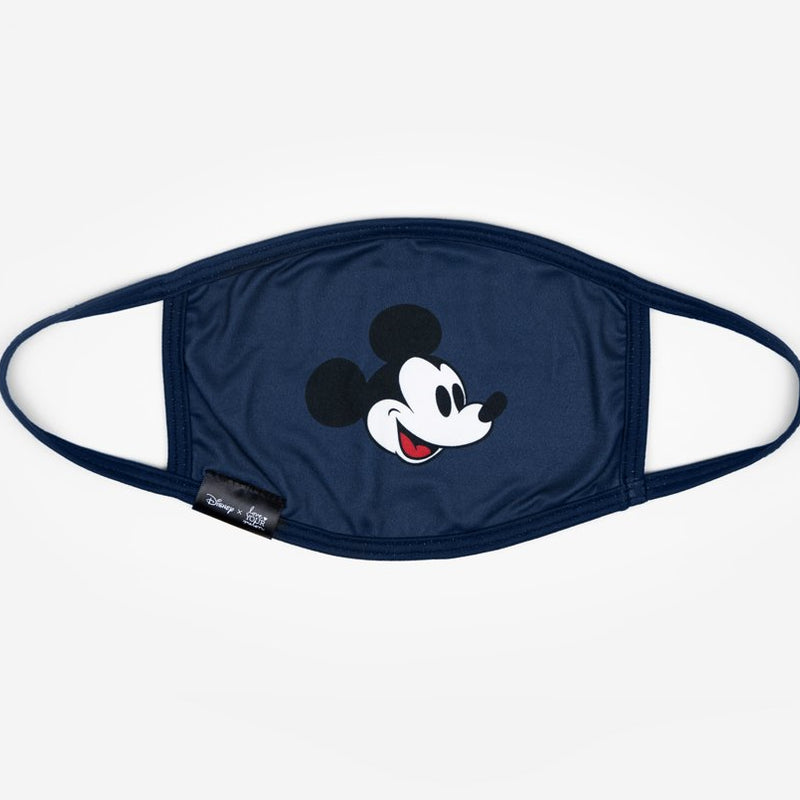 Mickey Mouse Adult Reusable Dual Layer Navy Cloth Face Mask