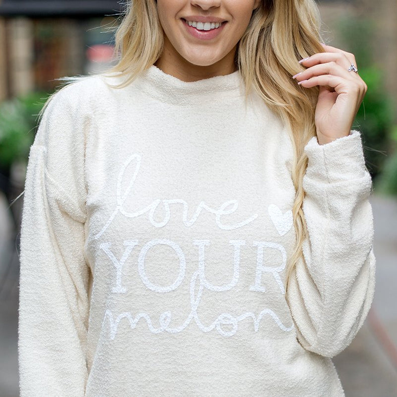Cream Woolly Threads Sweatshirt-Apparel-Love Your Melon