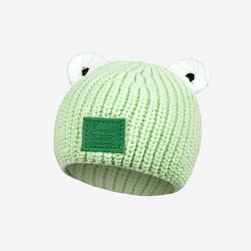Frog Baby Lightweight Beanie with Ears