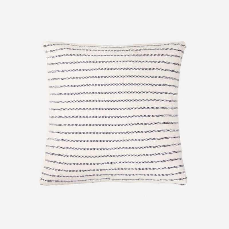 Navy Striped Woven Pillow-Accessory-Love Your Melon