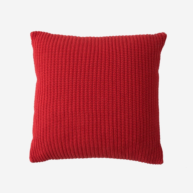 Red Knit Throw Pillow-Accessory-Love Your Melon