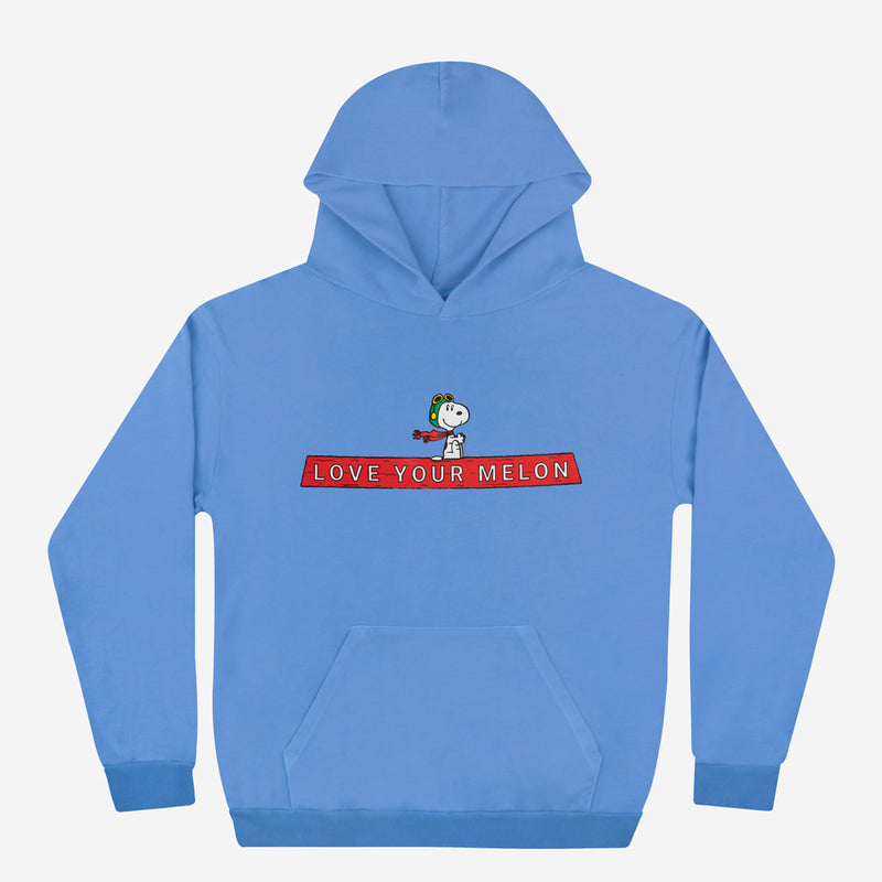Snoopy Flying Ace Soft Blue Hoodie