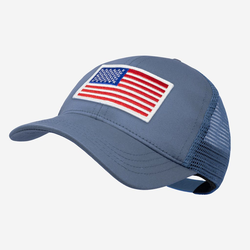 Cool River American Flag Mesh Cap