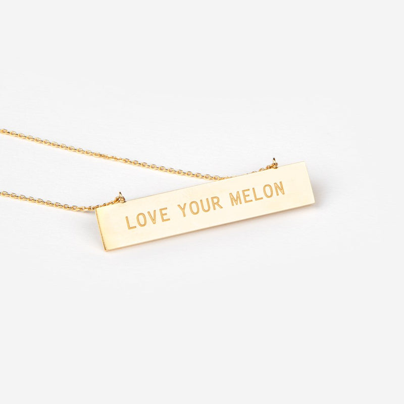 Love Your Melon Bar Necklace-Love Your Melon