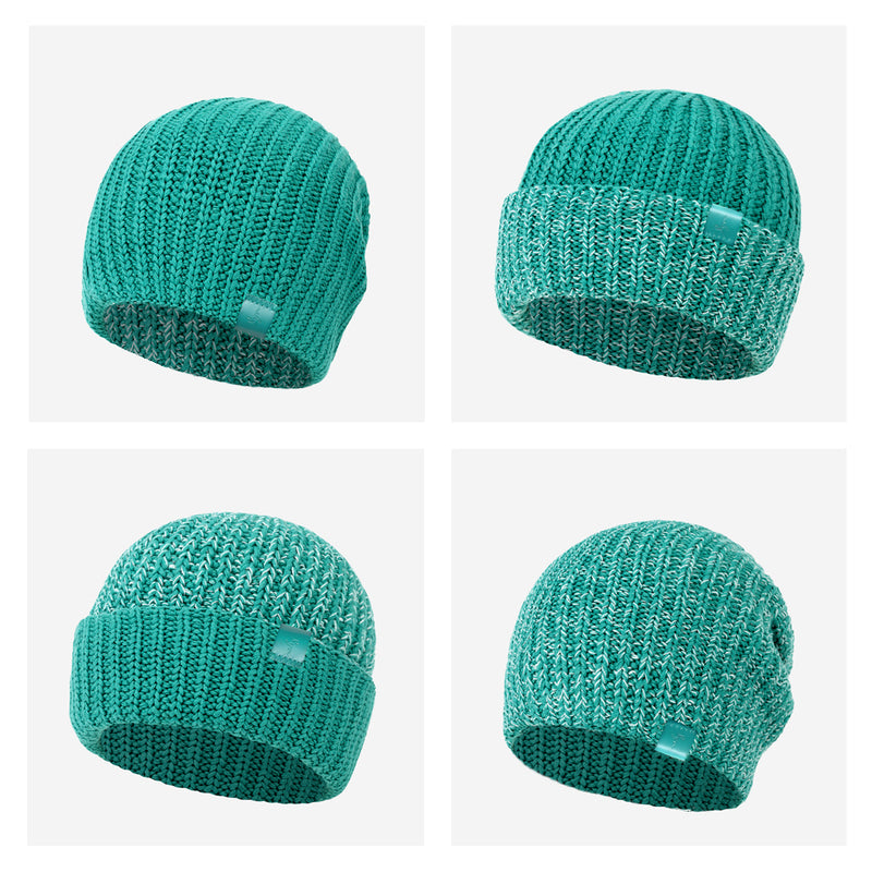 Biscay and Seafoam Reversible Beanie