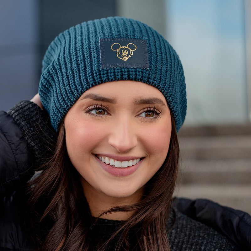 Mickey Mouse Pond Blue Lightweight Beanie
