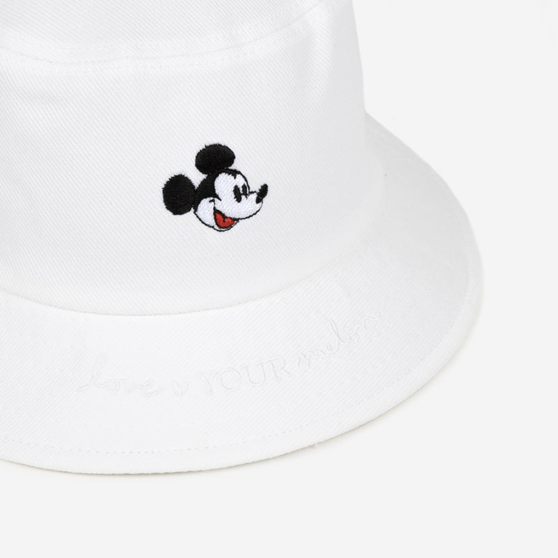 White Mickey Mouse Bucket Hat