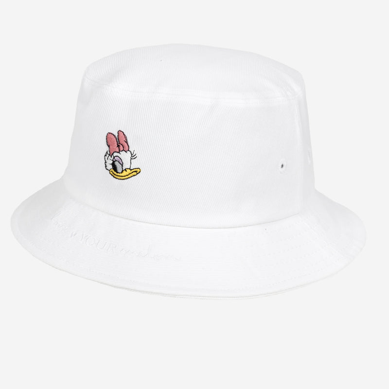 White Daisy Duck Bucket Hat