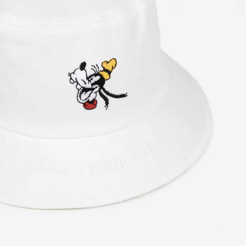 White Goofy Bucket Hat
