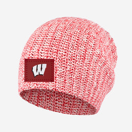 Wisconsin Badgers Red Speckled Beanie