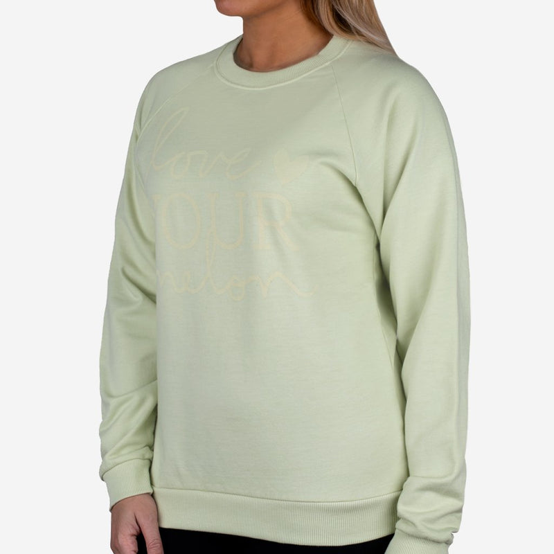 Celadon Green Classic Crew Sweatshirt