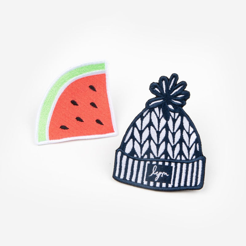 Melon and Beanie Patch Pack